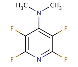 4-(Dimethylamino)-2,3,5,6-tetrafluoropyridine (CAS 2875-13-0) - chemical structure image