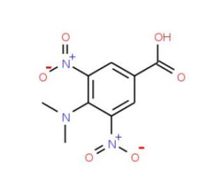 4-Dimethylamino-3,5-dinitrobenzoic acid (CAS 82366-55-0) - chemical structure image