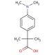4-(Dimethylamino)-α,α-dimethylbenzeneacetic Acid (CAS 228411-16-3) - chemical structure image