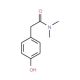 4-(Dimethylcarbamoylmethyl)phenol (CAS 76472-23-6) - chemical structure image