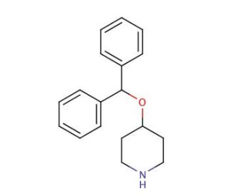 4-(Diphenylmethoxy)piperidine (CAS 58258-01-8) - chemical structure image