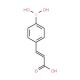 4-(E-2-Carboxyvinyl)phenylboronic acid (CAS 159896-15-8) - chemical structure image