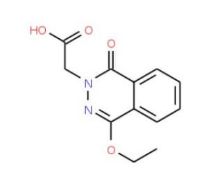 (4-Ethoxy-1-oxo-1H-phthalazin-2-yl)-acetic acid - chemical structure image