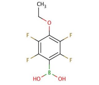 4-Ethoxy-2,3,5,6-tetrafluorophenylboronic acid (CAS 871125-72-3) - chemical structure image