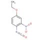 4-Ethoxy-2-nitrophenyl isocyanate (CAS 108128-49-0) - chemical structure image