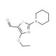 4-Ethoxy-2-piperidin-1-yl-thiazole-5-carbaldehyde - chemical structure image