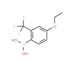 4-Ethoxy-2-(trifluoromethyl)phenylboronic acid (CAS 313545-39-0) - chemical structure image