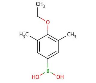 4-Ethoxy-3,5-dimethylphenylboronic acid (CAS 850568-59-1) - chemical structure image