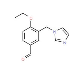 4-Ethoxy-3-imidazol-1-ylmethyl-benzaldehyde - chemical structure image