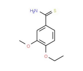 4-ethoxy-3-methoxybenzenecarbothioamide - chemical structure image