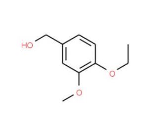 4-Ethoxy-3-methoxybenzyl alcohol (CAS 61813-58-9) - chemical structure image