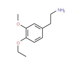 4-Ethoxy-3-methoxyphenethylamine (CAS 36377-59-0) - chemical structure image