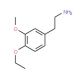 4-Ethoxy-3-methoxyphenethylamine (CAS 36377-59-0) - chemical structure image