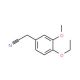 4-Ethoxy-3-methoxyphenylacetonitrile (CAS 103796-52-7) - chemical structure image