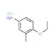 4-Ethoxy-3-methylaniline hydrochloride - chemical structure image