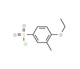 4-ethoxy-3-methylbenzenesulfonyl chloride (CAS 69129-64-2) - chemical structure image