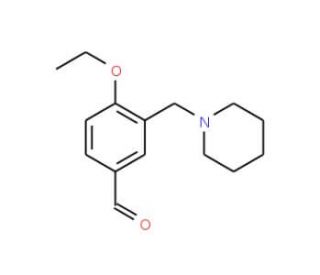 4-Ethoxy-3-piperidin-1-ylmethyl-benzaldehyde - chemical structure image