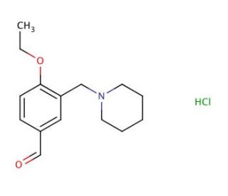 4-Ethoxy-3-piperidin-1-ylmethyl-benzaldehydehydrochloride - chemical structure image