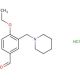 4-Ethoxy-3-piperidin-1-ylmethyl-benzaldehydehydrochloride - chemical structure image