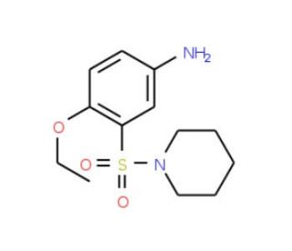 4-ethoxy-3-(piperidin-1-ylsulfonyl)aniline - chemical structure image