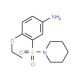 4-ethoxy-3-(piperidin-1-ylsulfonyl)aniline - chemical structure image