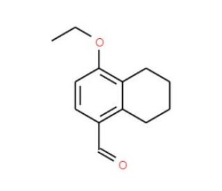 4-Ethoxy-5,6,7,8-tetrahydro-1-naphthalene-carbaldehyde - chemical structure image