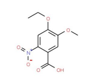 4-ethoxy-5-methoxy-2-nitrobenzoic acid (CAS 103095-48-3) - chemical structure image