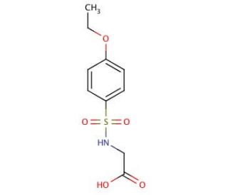 (4-Ethoxy-benzenesulfonylamino)-acetic acid - chemical structure image