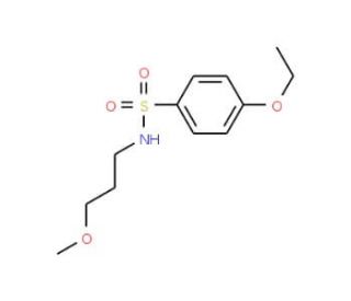 4-ethoxy-N-(3-methoxypropyl)benzene-1-sulfonamide - chemical structure image