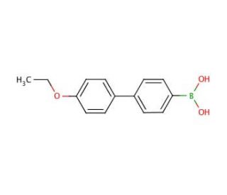 4-Ethoxybiphenyl-4&prime;-boronic acid (CAS 182344-29-2) - chemical structure image