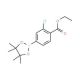 4-Ethoxycarbonyl-3-chlorophenylboronic acid, pinacol ester (CAS 474709-76-7) - chemical structure image