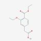4-Ethoxycarbonyl-3-ethoxyphenylacetic Acid (CAS 99469-99-5) - chemical structure image