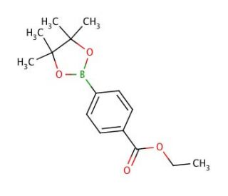 4-Ethoxycarbonylphenylboronic acid pinacol ester (CAS 195062-62-5) - chemical structure image