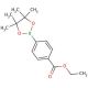 4-Ethoxycarbonylphenylboronic acid pinacol ester (CAS 195062-62-5) - chemical structure image