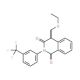 4-Ethoxymethylene-2-(3-trifluoromethyl-phenyl)-4H-isoquinoline-1,3-dione - chemical structure image