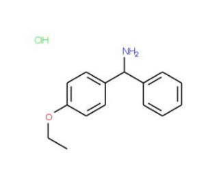(4-ethoxyphenyl)(phenyl)methylamine hydrochloride - chemical structure image