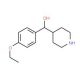 (4-Ethoxyphenyl)(piperidin-4-yl)methanol (CAS 889957-75-9) - chemical structure image