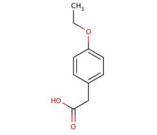 4-Ethoxyphenylacetic acid (CAS 4919-33-9) - chemical structure image