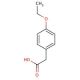 4-Ethoxyphenylacetic acid (CAS 4919-33-9) - chemical structure image