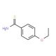 4-Ethoxythiobenzamide (CAS 57774-79-5) - chemical structure image