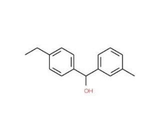 4-Ethyl-3&prime;-methylbenzhydrol - chemical structure image