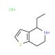 4-Ethyl-4,5,6,7-tetrahydro-thieno[3,2-c]pyridinehydrochloride - chemical structure image