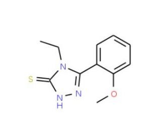 4-Ethyl-5-(2-methoxyphenyl)-4H-1,2,4-triazole-3-thiol - chemical structure image