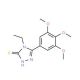 4-Ethyl-5-(3,4,5-trimethoxyphenyl)-4H-1,2,4-triazole-3-thiol - chemical structure image