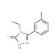 4-ethyl-5-(3-methylphenyl)-4H-1,2,4-triazole-3-thiol (CAS 305337-12-6) - chemical structure image