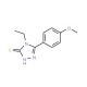 4-Ethyl-5-(4-methoxyphenyl)-4H-1,2,4-triazole-3-thiol - chemical structure image