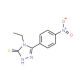 4-Ethyl-5-(4-nitro-phenyl)-4H-[1,2,4]triazole-3-thiol (CAS 29527-36-4) - chemical structure image