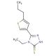 4-Ethyl-5-(5-propylthien-3-yl)-4H-1,2,4-triazole-3-thiol - chemical structure image