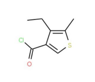 4-ethyl-5-methylthiophene-3-carbonyl chloride - chemical structure image