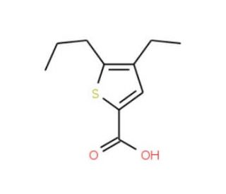 4-ethyl-5-propylthiophene-2-carboxylic acid - chemical structure image